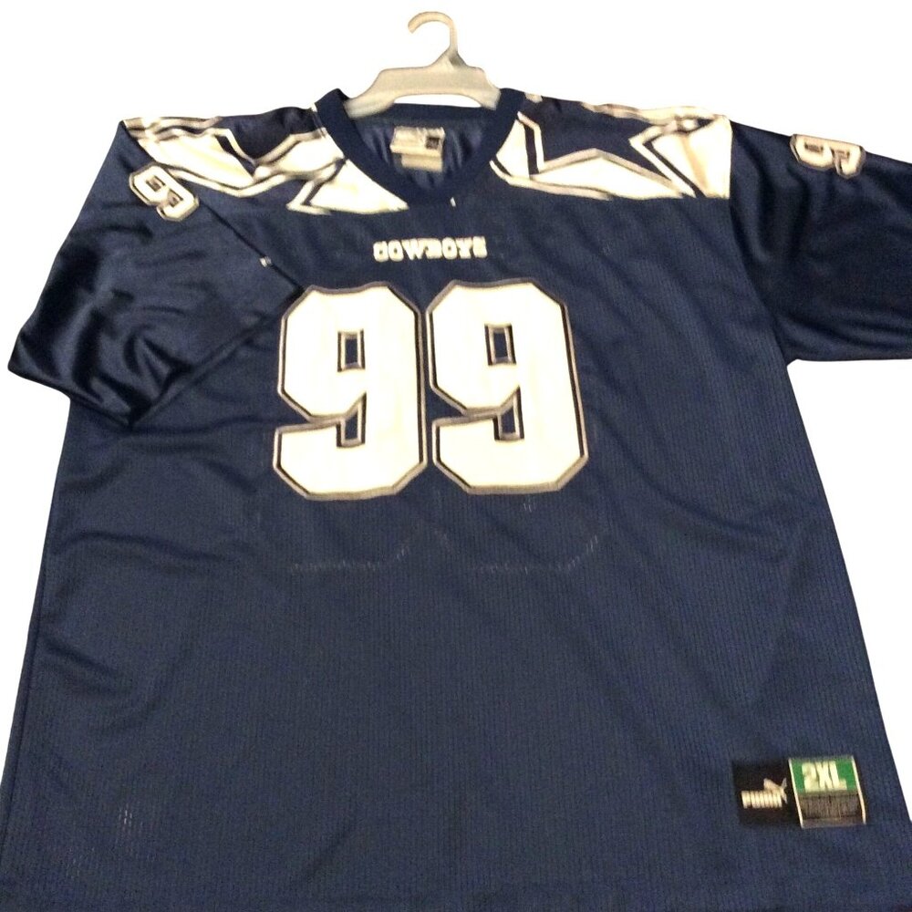 Puma 2XL Dallas Cowboys #99 Blue & White Football Jersey